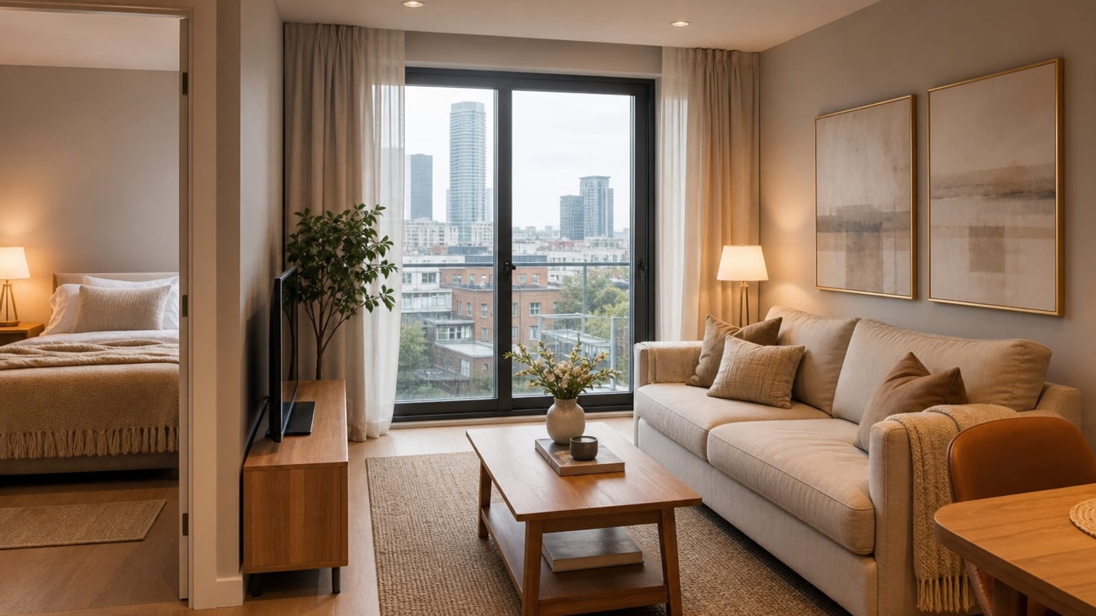 Furnished 1+1 for Rent in the Center